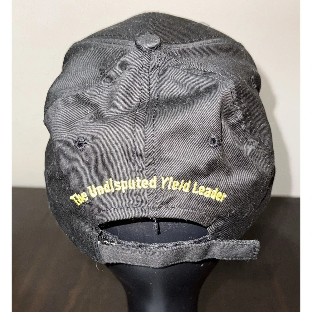 NuTech Seed Black Trucker Hat Baseball Cap Adjustable Raised 3D Logo Headliner V
